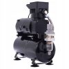 Professzionális Airbrush Kompresszor Két Ventilátorral, 3 Literes Tartállyal, Olajmentes - Fengda AG-426