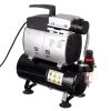 Professzionális, Olajmentes Dugattyús Modellező Kompresszor - 4 Literes Tartály, 44L/perc Teljesítmény, 350W, 230V, 47 dB - TC Technic AS600