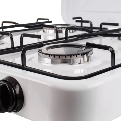 Négyégős Hordozható Gáztűzhely Piezo Gyújtással, 8.8 kW