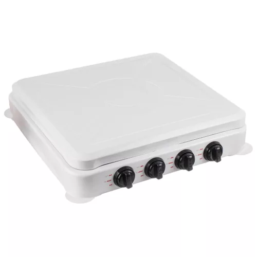 Négyégős Hordozható Gáztűzhely Piezo Gyújtással, 8.8 kW
