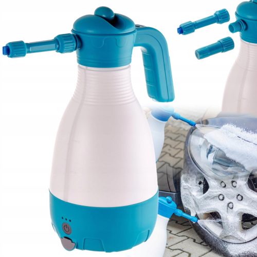 Akkumulátoros Vezeték Nélküli Habosító és Permetező 1,8L - TC Technic B01-8, 7,4V/2000mAh Akkumulátorral