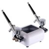 TC Technic HS-A9K FEHÉR Professzionális Airbrush Készlet (Kompresszor, Két Festékszóró, Tömlőkkel, Automatikus Leállítás és Szabályozás)