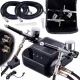 TC Technic Kettős Airbrush Készlet Automata Kompresszorral