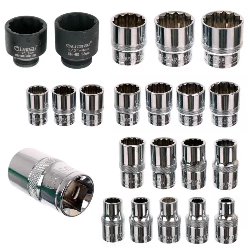TC Technic Dugókulcs Készlet 1/2" Króm-vanádium 8-36 mm