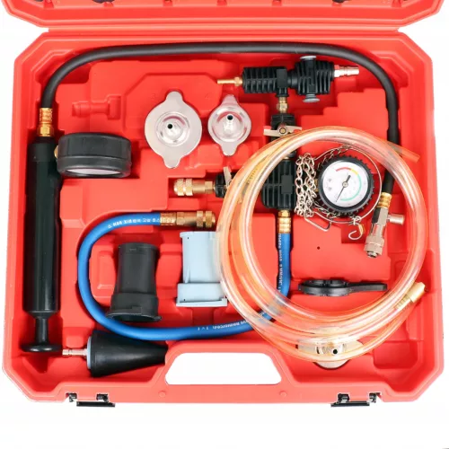 TC Technic 28 db-os Hűtőrendszer Szivárgásmérő Készlet 90 psi