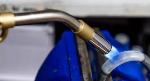 TC Technic MAPP Gázégő Piezo Gyújtással, Turbófúvókával