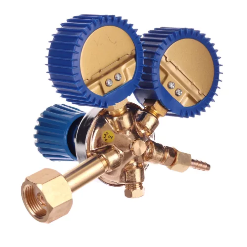 Oxigén Reduktor Nyomáscsökkentő Mérőórával, 200 bar, 3/4" TC Technic