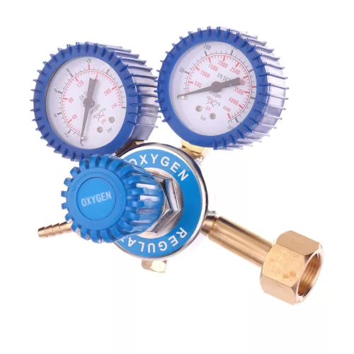 Oxigén Reduktor Nyomáscsökkentő Mérőórával, 200 bar, 3/4" TC Technic