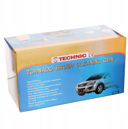 Technic L1 Kompresszoros Kárpitmosó Pisztoly, Kefés Fej, 100ml