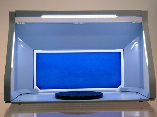 Hordozható Modell Festőkabin LED Világítással HS-E550LK