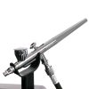 Mini Airbrush Kompresszor AS-207k Tömlővel és Fengda BD-130 Festékszóróval, 0,3 mm-es Fúvókával, 18 l/perc Légáramlással, 2 bar Maximális Nyomással